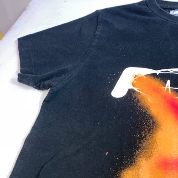 Off-White Mens Pivot Fish Black T Shirt Sz Small - Picture 3 of 11